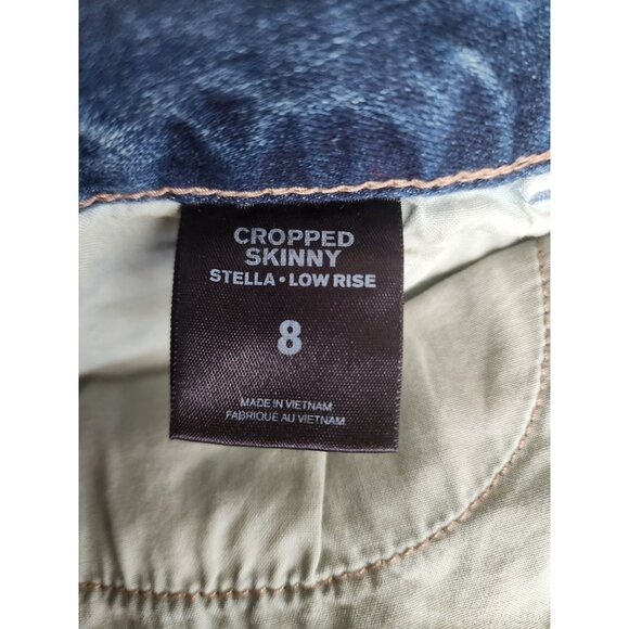 Express Jeans Women's STELA Low-Rise Cropped Skinny Jeans Size 8 - Picture 8 of 12